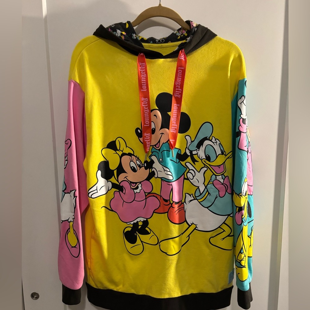 Loungefly Disney 100th anniversary Mickey and friends hoodie sweatshirt